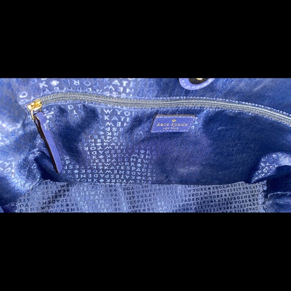 Kate Spade Blue/White Tote - Picture 10 of 10